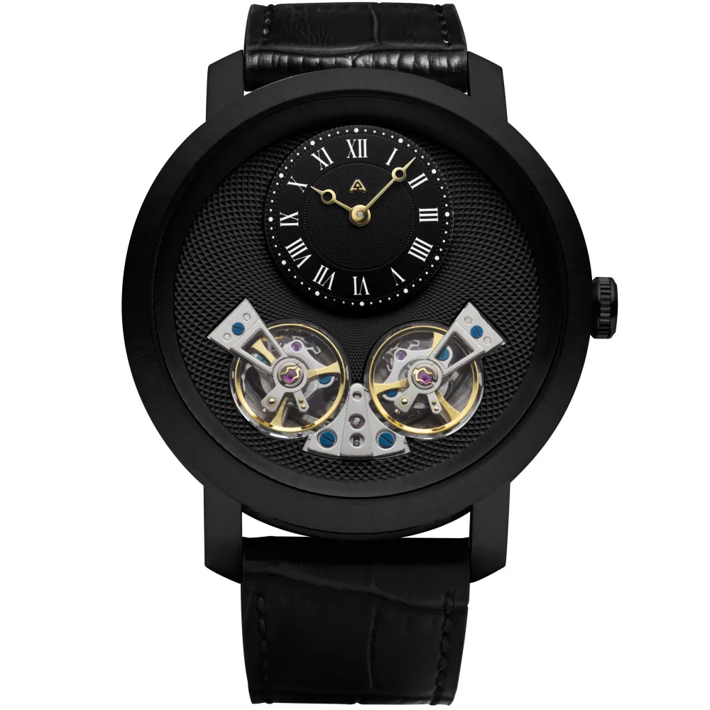Caspian Automatic All Black Gold