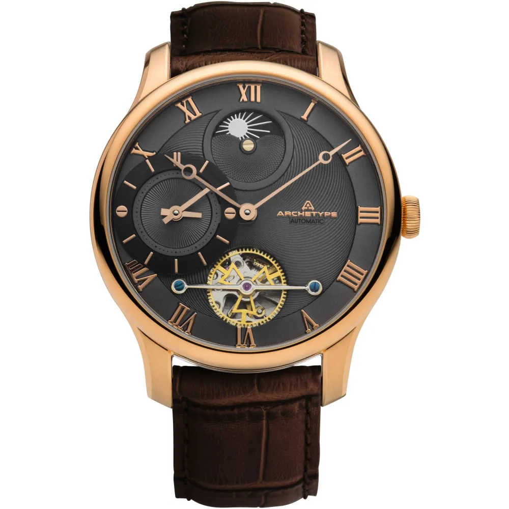 Dorian Automatic Rose Gold Gunmetal
