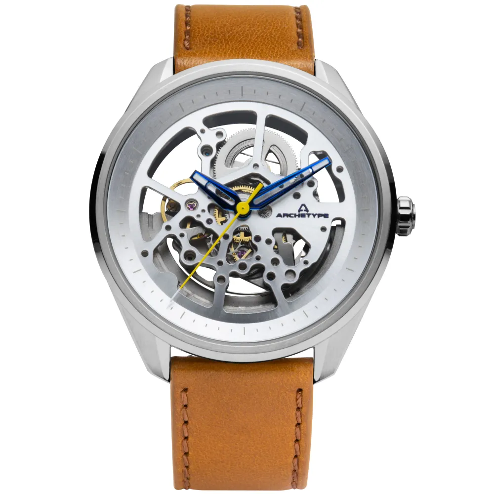 Nemesis Automatic Silver Tan