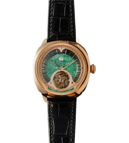 LC-2 Rose Gold Green Meteorite