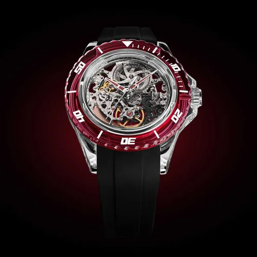 ArtyA AquaSaphir Skeleton Red Bezel, photo 1 of 1