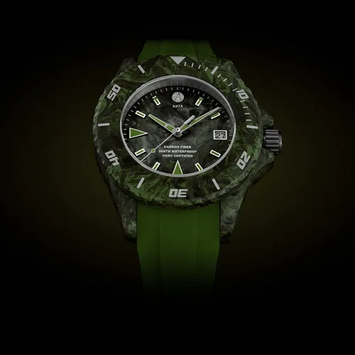 Diver Green Carbon