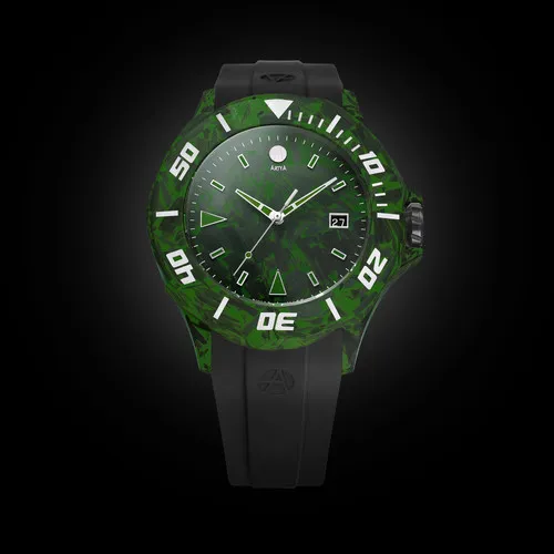 ArtyA Large Green Diver Carbon, photo 1 of 1