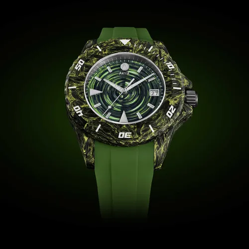 Light Green Carbon Green Wave