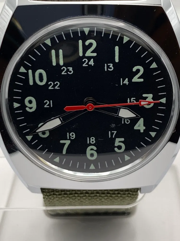 Standard Issue. Neo Vintage 36mm field watch. NOS Gruen case. Miyota 2039 quartz.