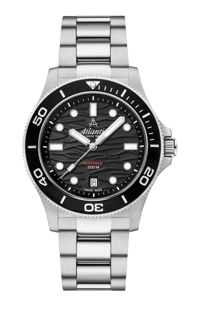 Atlantic Mariner Quartz Wave Black