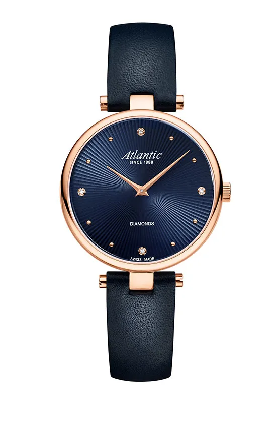 Elegance Royal Diamonds Pattern Edition | Blue/Leather