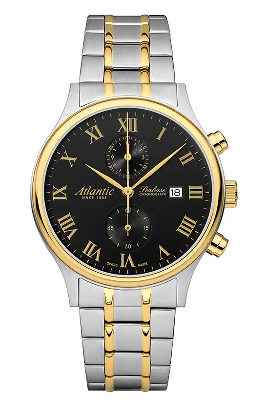 Seabase Chronograph NM | PVD/Bico Black Roman