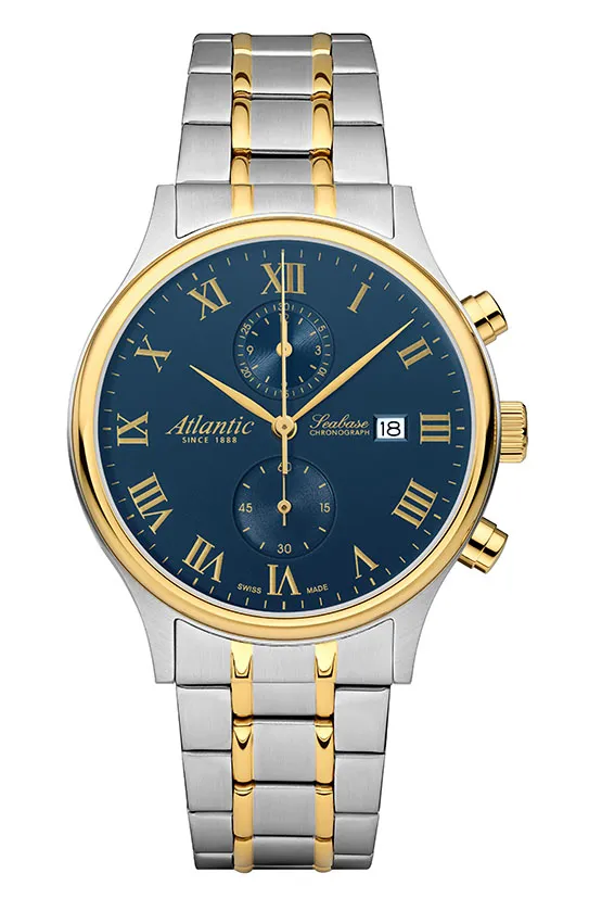 Seabase Chronograph NM | PVD/Bico Blue Roman