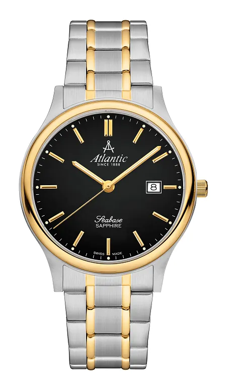 Seabase Gents Black Dial Bico