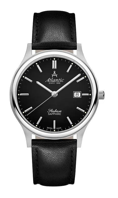 Seabase Gents Black Dial
