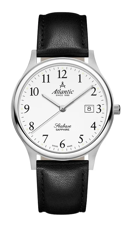 Seabase Gents White Dial with Numerals