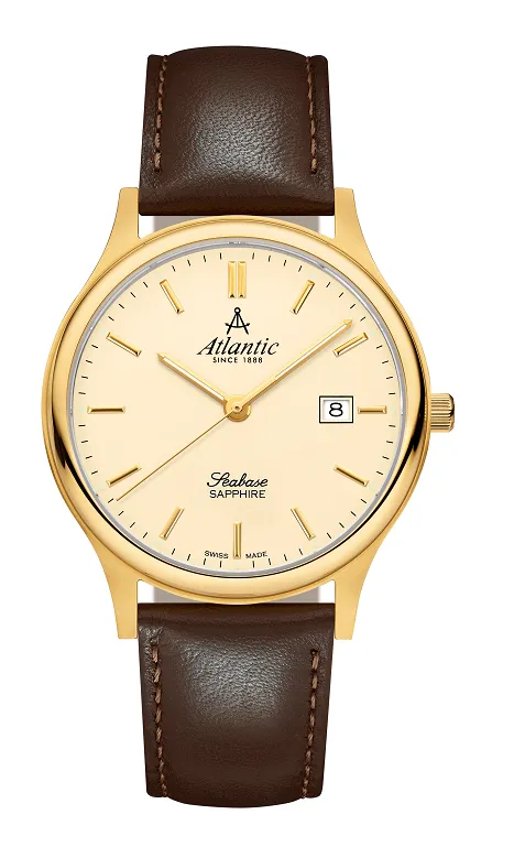 Seabase Gents Cream Dial PVD