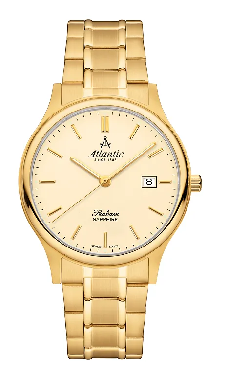 Seabase Gents Cream Dial PVD