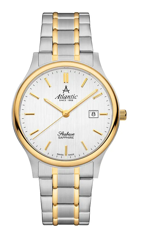 Seabase Gents Silver Dial Bico