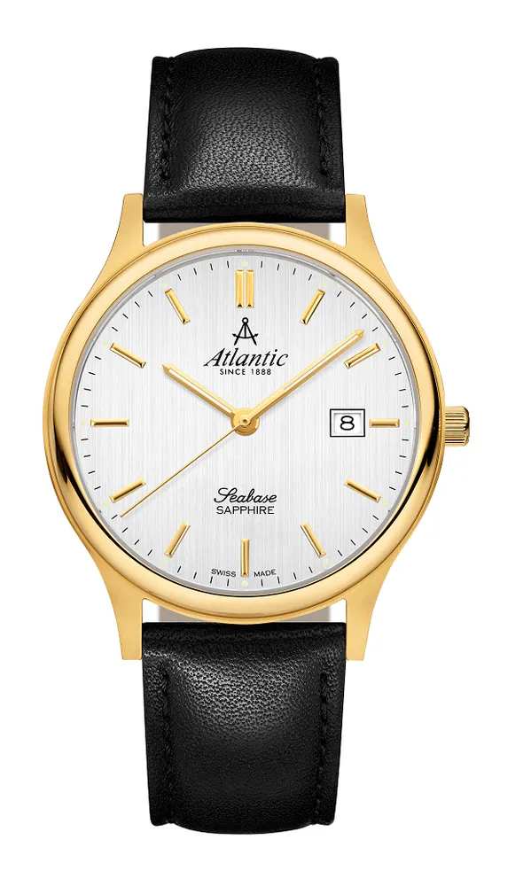 Seabase Gents Silver Dial PVD
