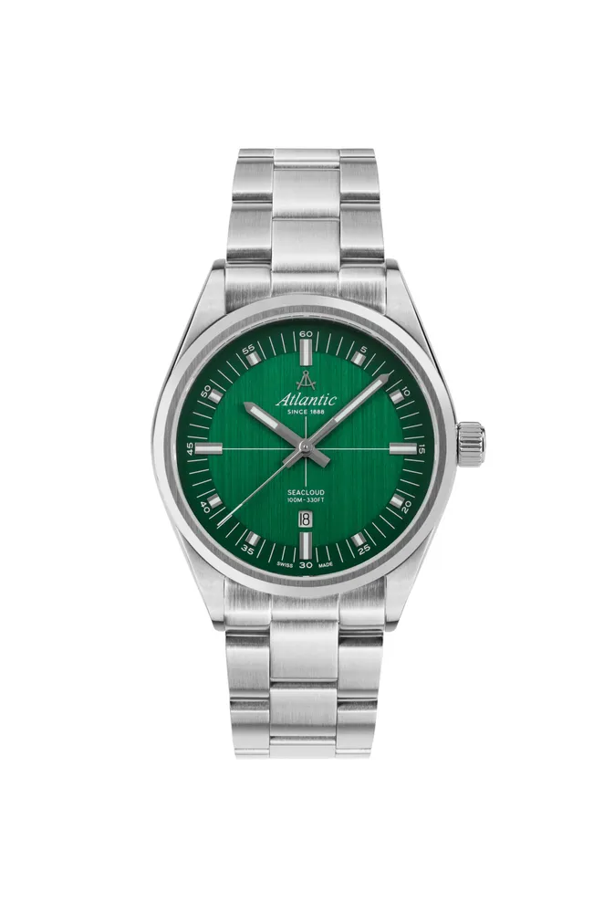 Seacloud | Green Dial on Metal Bracelet