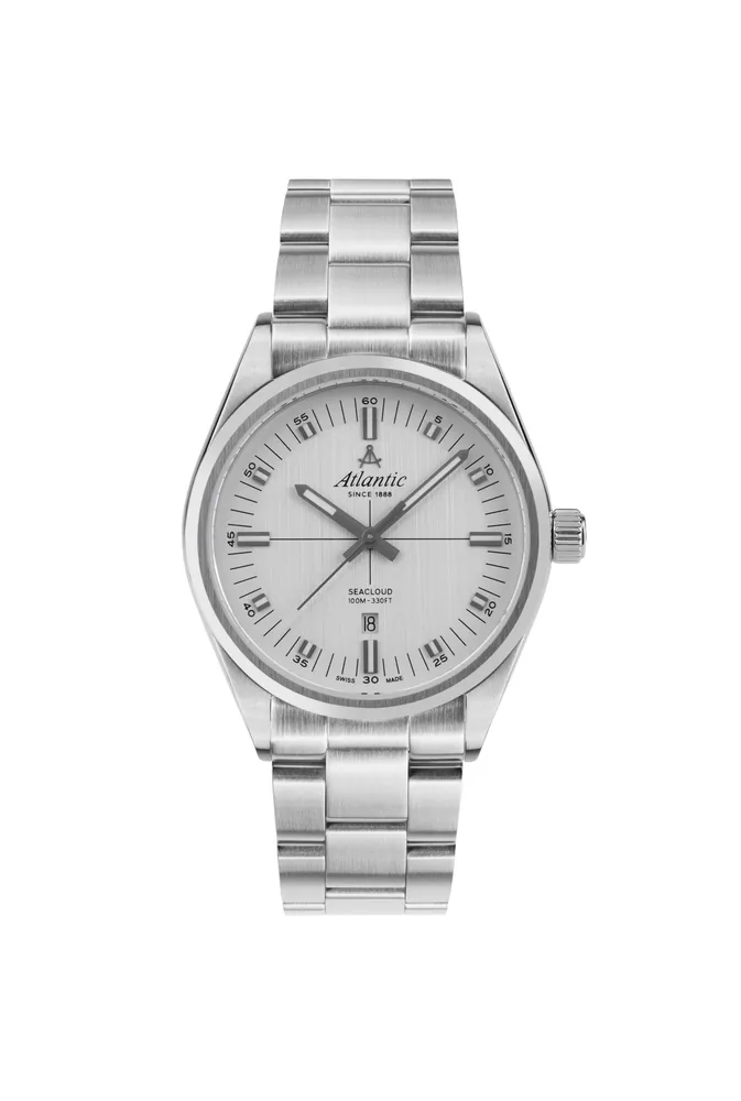 Seacloud | Silver Dial on Metal Bracelet