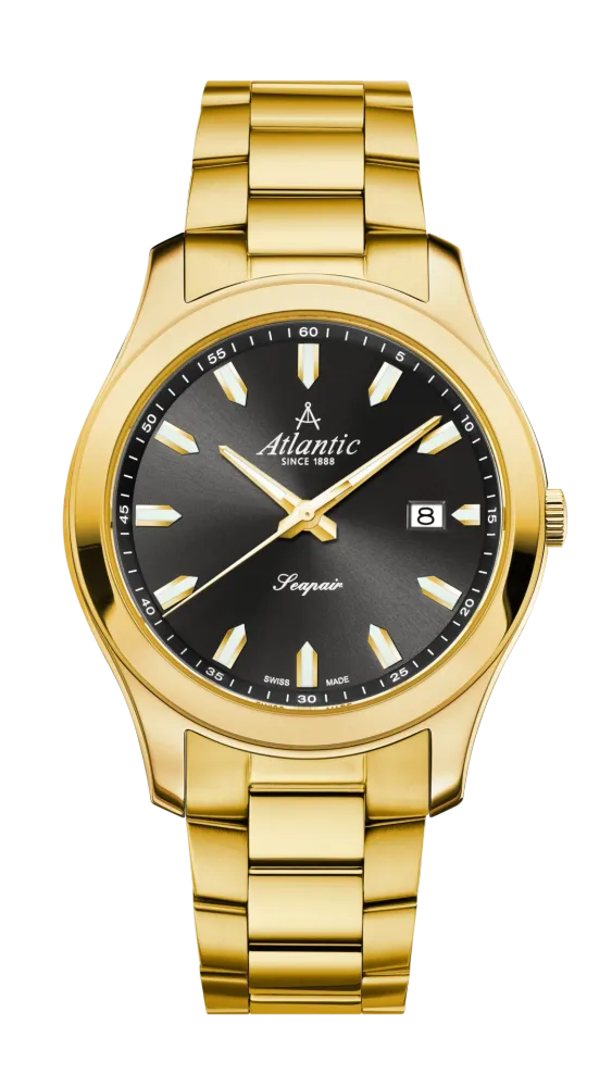 Seapair Gents Quartz | Black Yellow Gold PVD