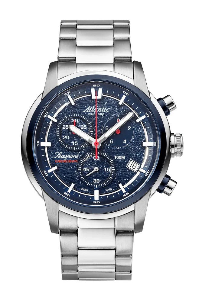Seasport ND Chronograph Blue Steel