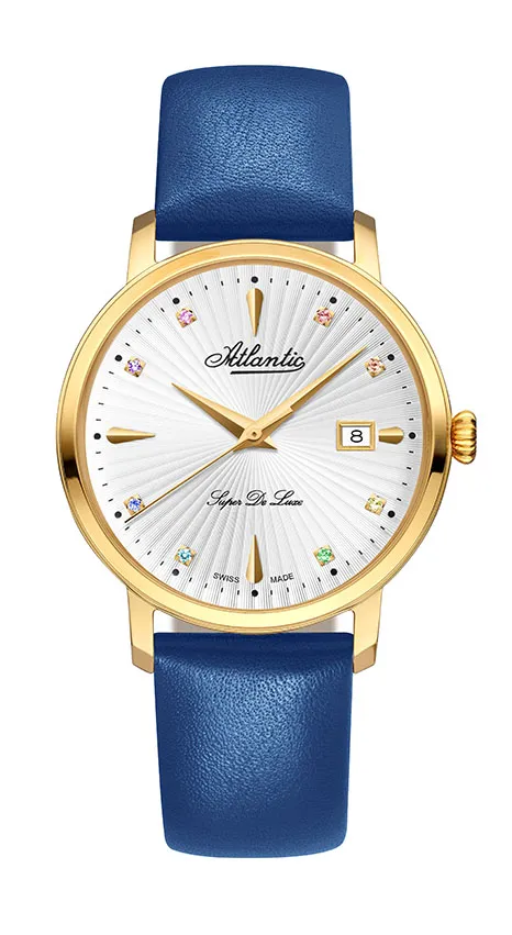 Super De Luxe Precious Stones | Yellow Gold PVD Blue