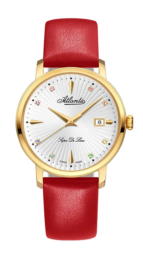 Super De Luxe Precious Stones | Yellow Gold PVD Red