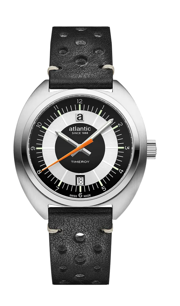 Timeroy Black Leather