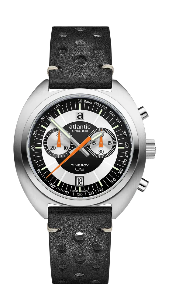 Timeroy CS Chrono Black Leather