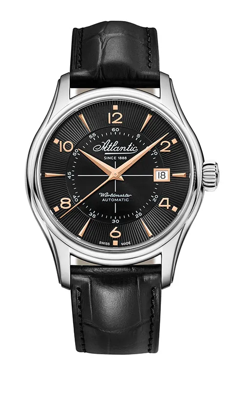 Worldmaster 1888 Automatic Vintage Edition 40mm | Black & Rose Gold