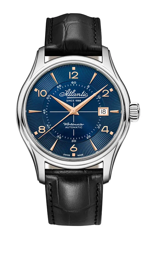 Worldmaster 1888 Automatic Vintage Edition 40mm | Blue & Rose Gold