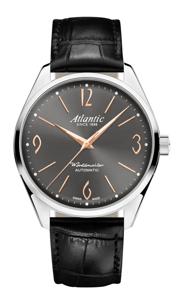 Worldmaster Art Déco Automatic | Anthracite with Rose Gold Accents