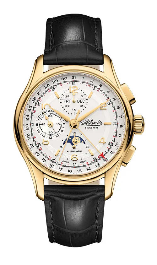 Worldmaster Automatic Moonphase Chronograph Yellow Gold | Limited Edition with Golden Movement