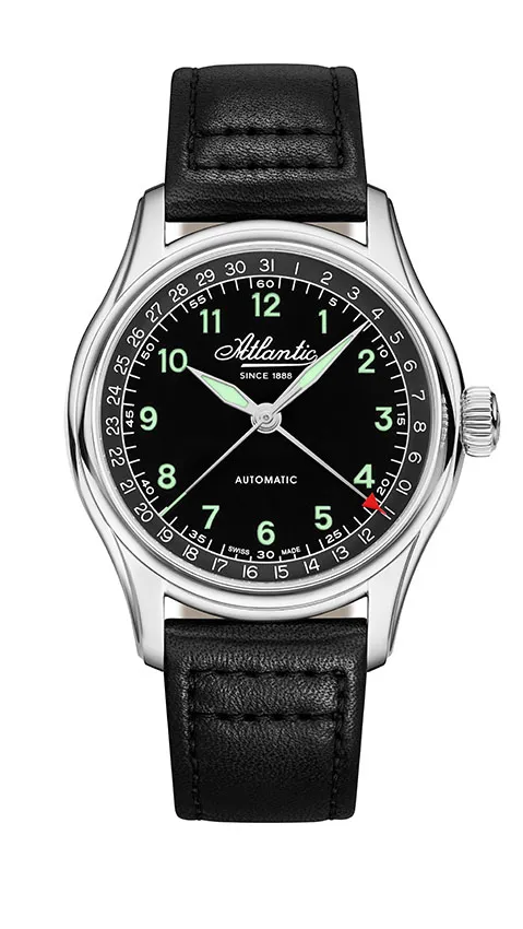 Worldmaster Automatic Pointer Date | Green Super-Luminova