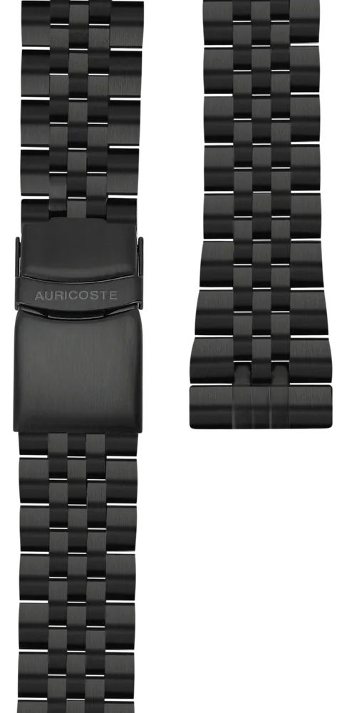 Bracelet Métal Black PVD – Boucle acier – 20mm