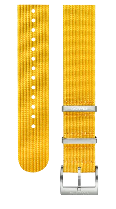 SuperNATO Jaune – Boucle acier – 20mm