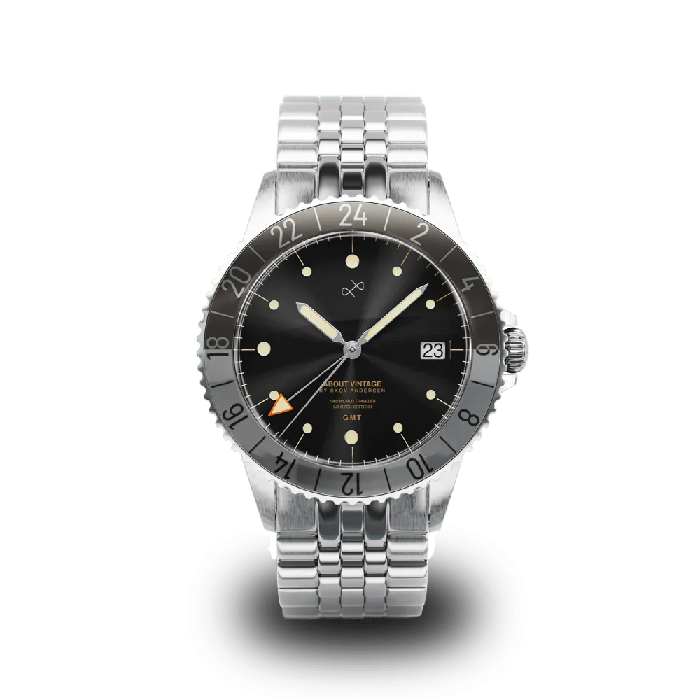 1982 GMT World Traveler, Steel / Warm Grey & Cool Grey