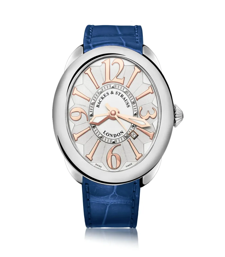 Regent 4047 Steel Luxury Watch - 40×47 mm Oval Case with Ideal-Cut Diamond Crown