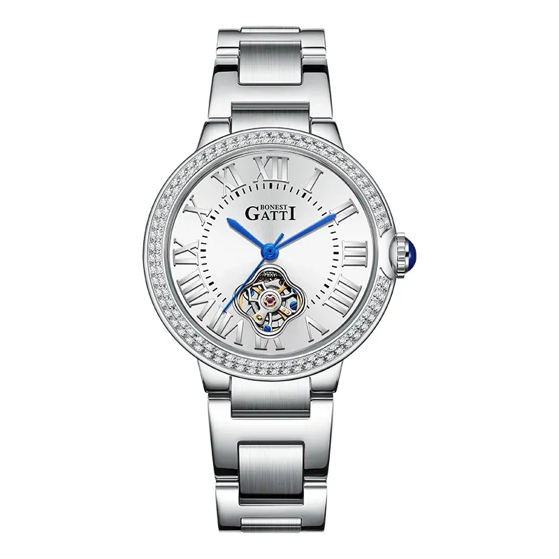 BG3006 Skeleton Automatic Women Watch