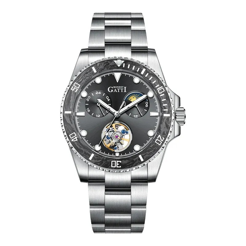 BG8003 Moon Phase Automatic Watch