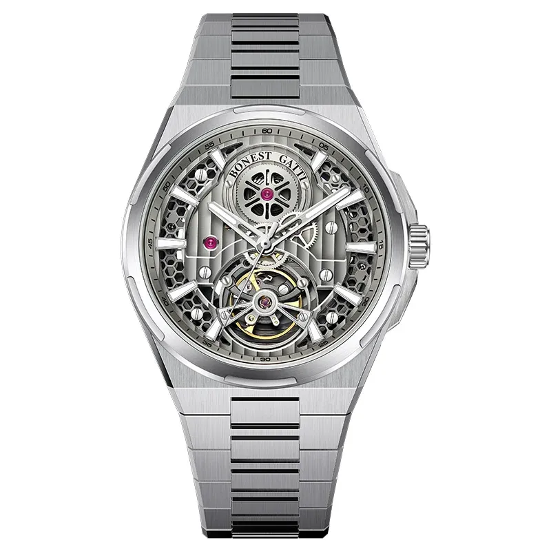 BG8007 Skeleton Automatic Mechanical Watch