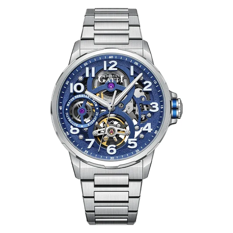 BG8010 Skeleton Automatic Watch