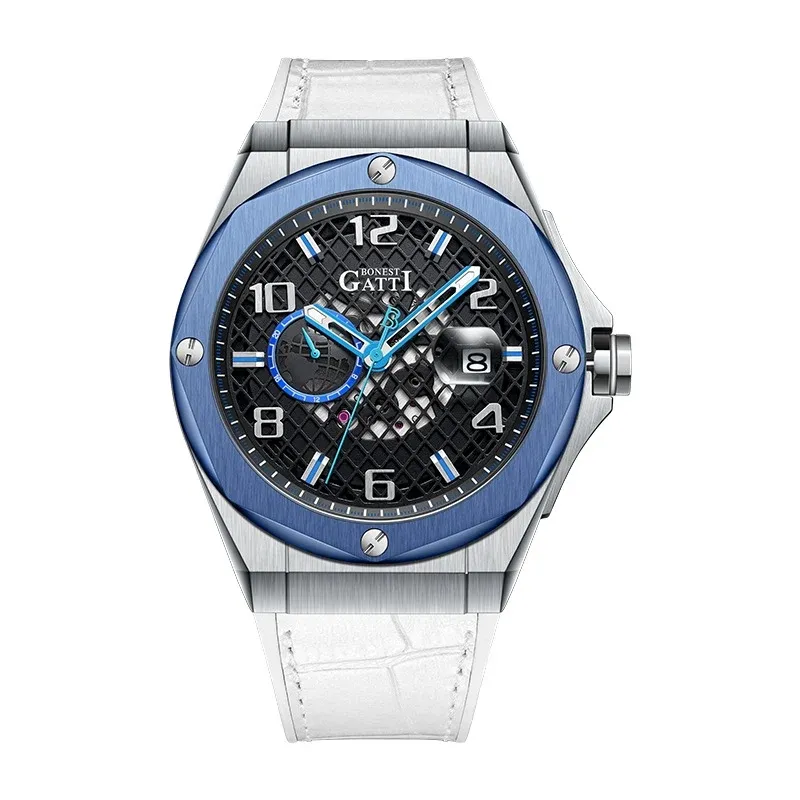 BG8701 Skeleton Automatic Date Watch