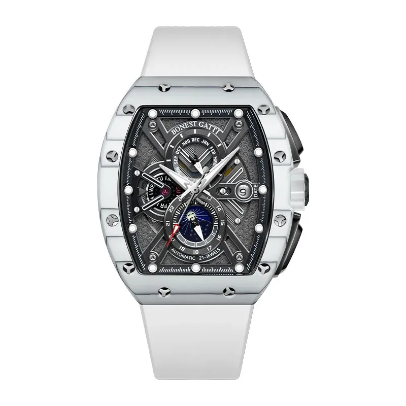 BG9007 Moon Phase Calendar Automatic Watch