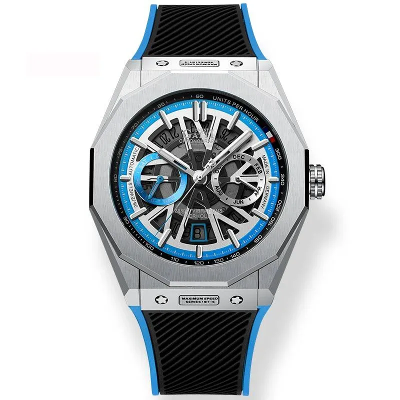 BG9601 Geometric Skeleton Automatic Watch