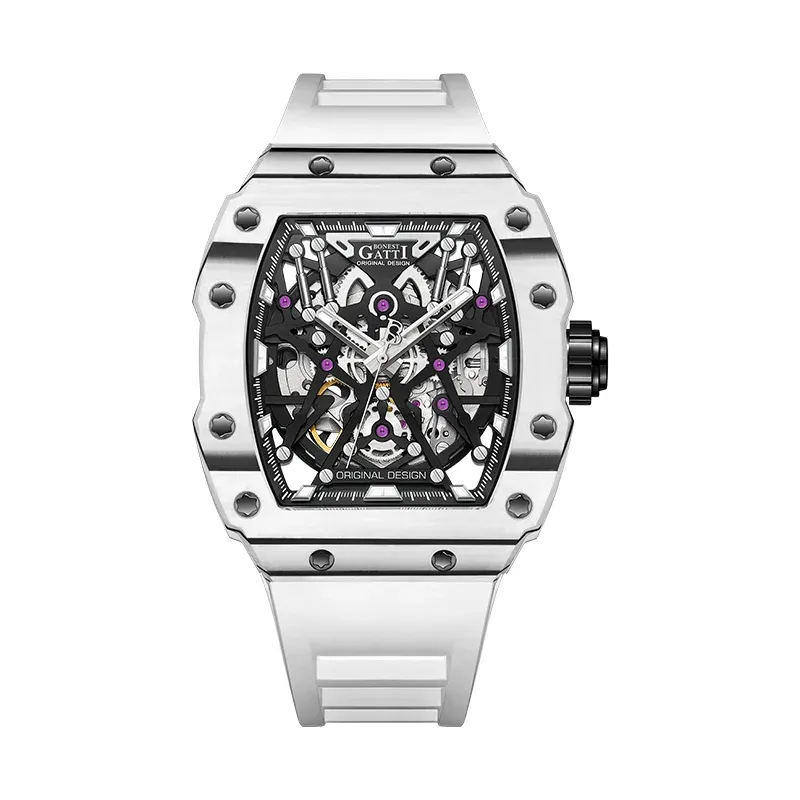 BG9907 Carbon Fiber Tonneau Automatic Watch
