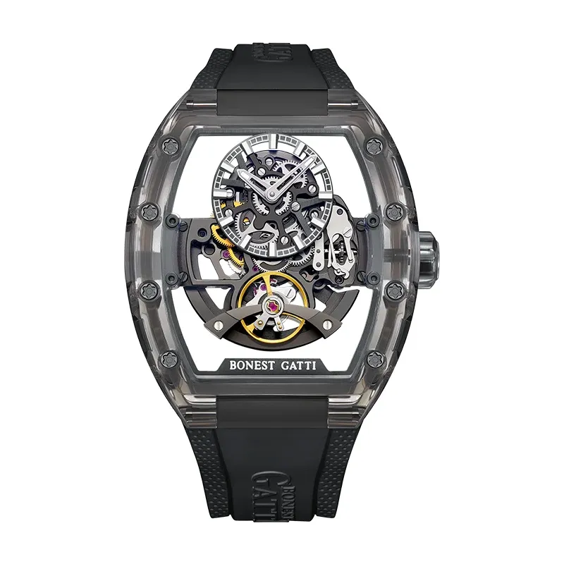 BG9960 K9 Crystal Skeleton Automatic Watch
