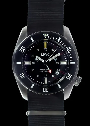 Cooper Watches MWC "Submarine / Naval Crew Divers Watch" 500m (1,640ft) Water Resistant Dual, photo 1 of 1