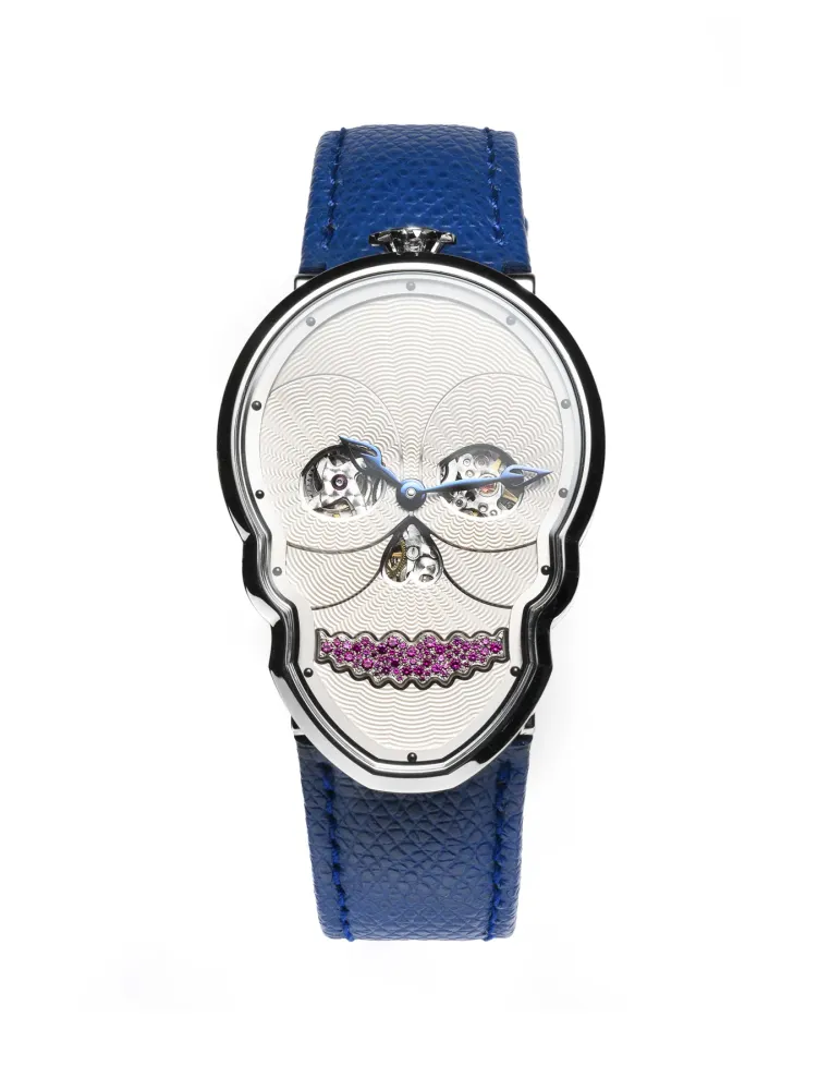 Petit Skull Silver (Ruby Smile)