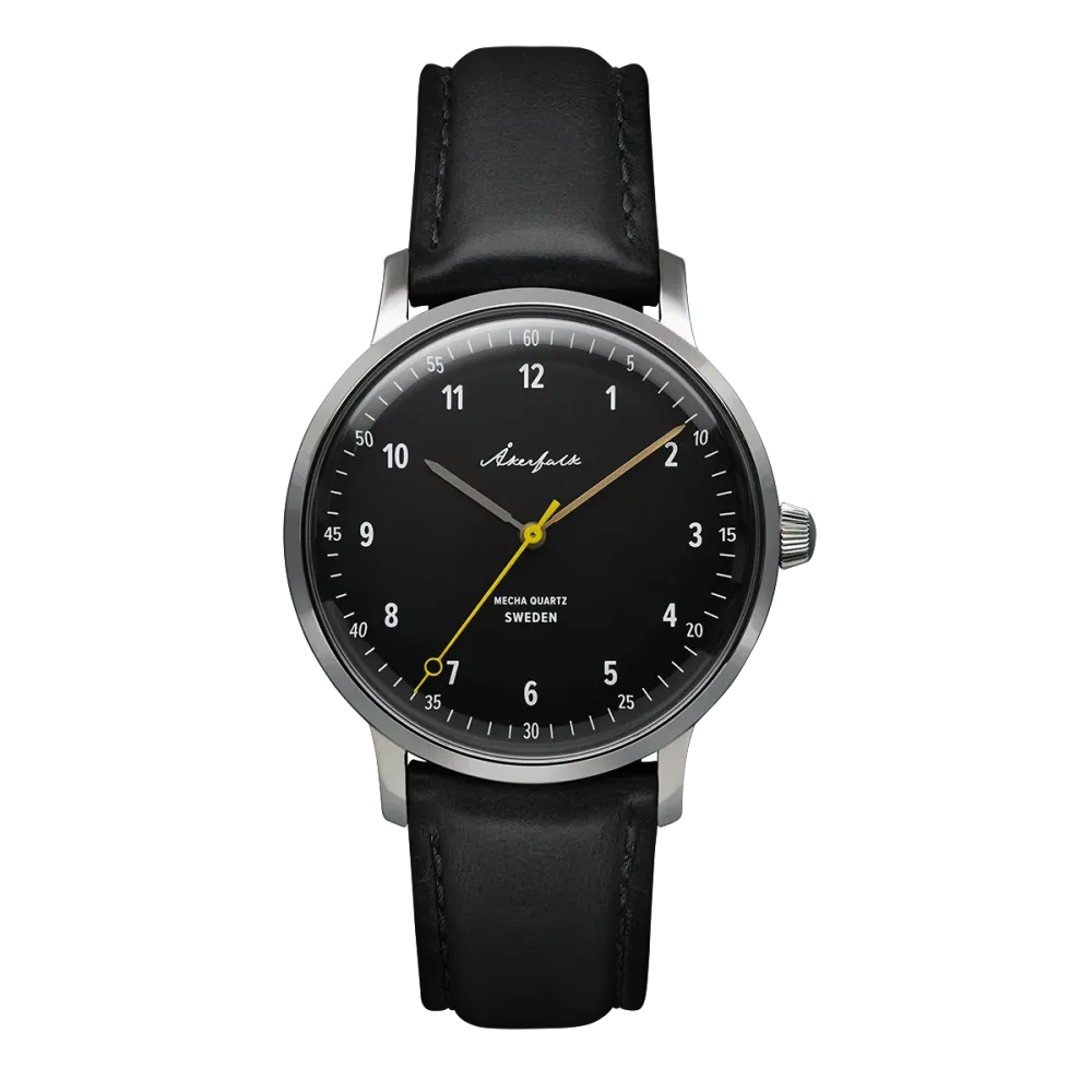 Mecha Quartz Silver, Silk Black